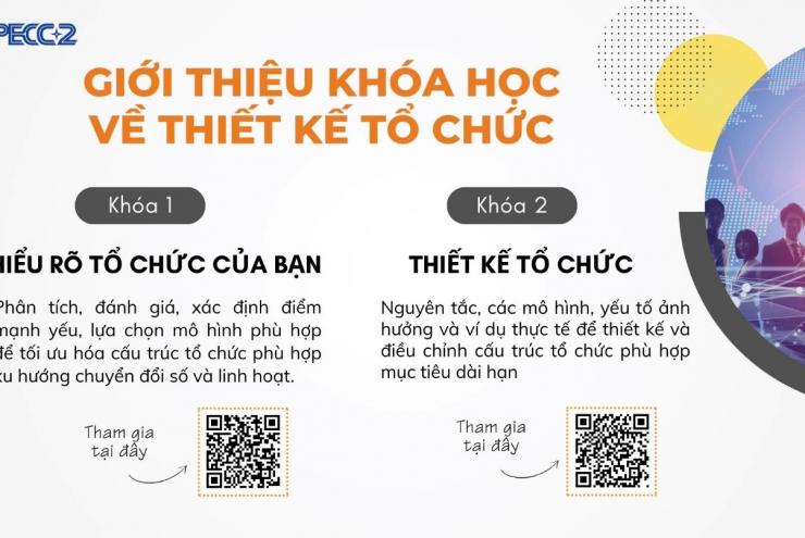 KHÁM PHÁ NGHỆ THUẬT THIẾT KẾ TỔ CHỨC VỚI CÁC KHÓA HỌC TRÊN PECC2 E-LEARNING