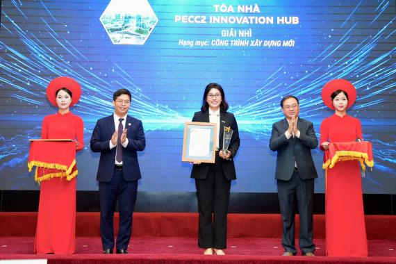 TÒA NHÀ PECC2 INNOVATION HUB PECC2 ĐẠT GIẢI THƯỞNG HIỆU QUẢ NĂNG LƯỢNG TRONG CÁC CÔNG TRÌNH XÂY DỰNG NĂM 2025